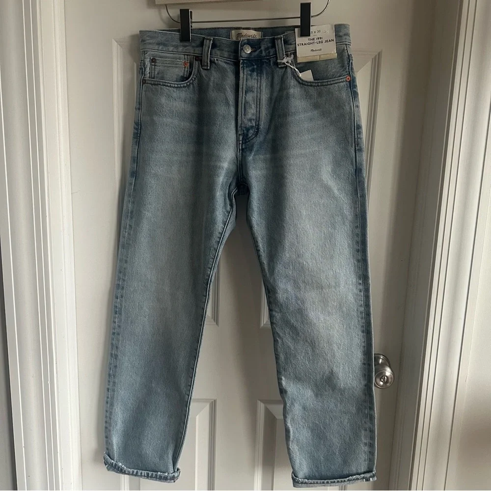 Madewell Straight Leg Selvedge Jean 30x30 - Picture 1 of 3